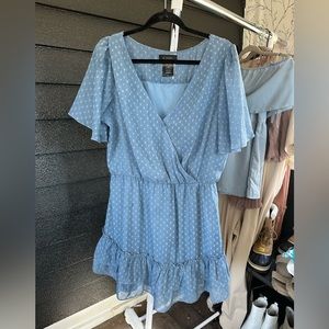 Mini polkadot dress! Mid thigh